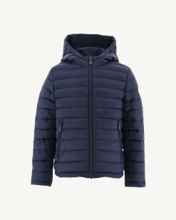 JOTT Children'S Reversible Hooded Down Jacket Navy Zurich 104 Marine Online
