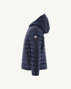 JOTT Children'S Reversible Hooded Down Jacket Navy Zurich 104 Marine Online