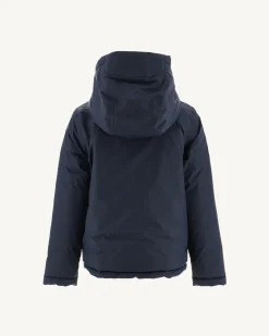 JOTT Children'S Reversible Hooded Down Jacket Navy Zurich 104 Marine Online