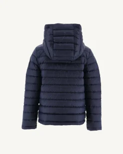 JOTT Children'S Reversible Hooded Down Jacket Navy Zurich 104 Marine Online