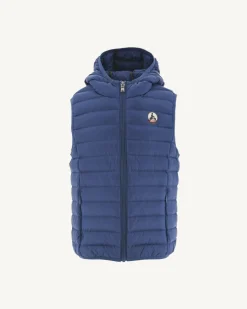 JOTT Children'S Sleeveless Down Jacket Dark Denim Djam 195 Dark Denim Fashion