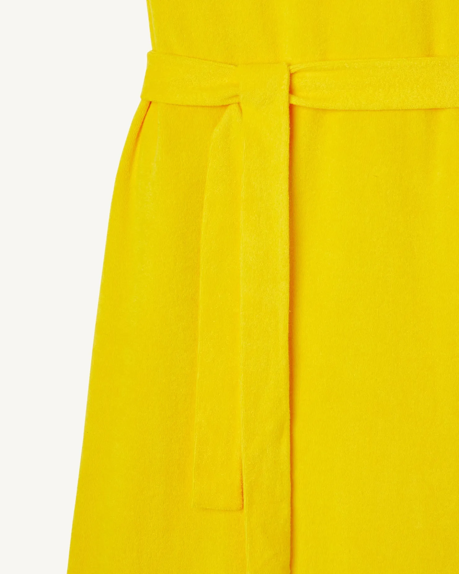 JOTT Citron Ibiza Long Belted Terry Dress 631 Lemon Sale