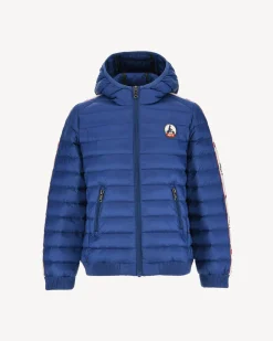 JOTT Dark Denim Ludo Children'S Hooded Down Jacket 195 Dark-Denim Cheap