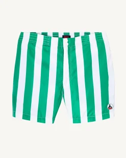 JOTT Deauville Green/White Stripe Swim Shorts 2431 Stripe Poppy Green/White Shop