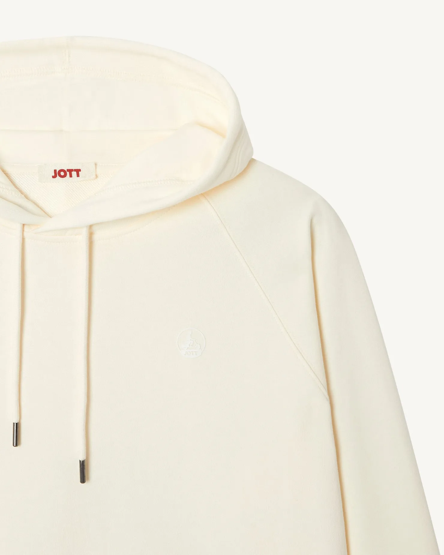 JOTT Ecru Bispo Organic Cotton Sweatshirt 895 Off-White Flash Sale