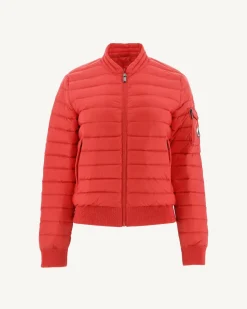 JOTT Emmy Bright Red Lightweight Down Jacket 318 Fire Red Clearance