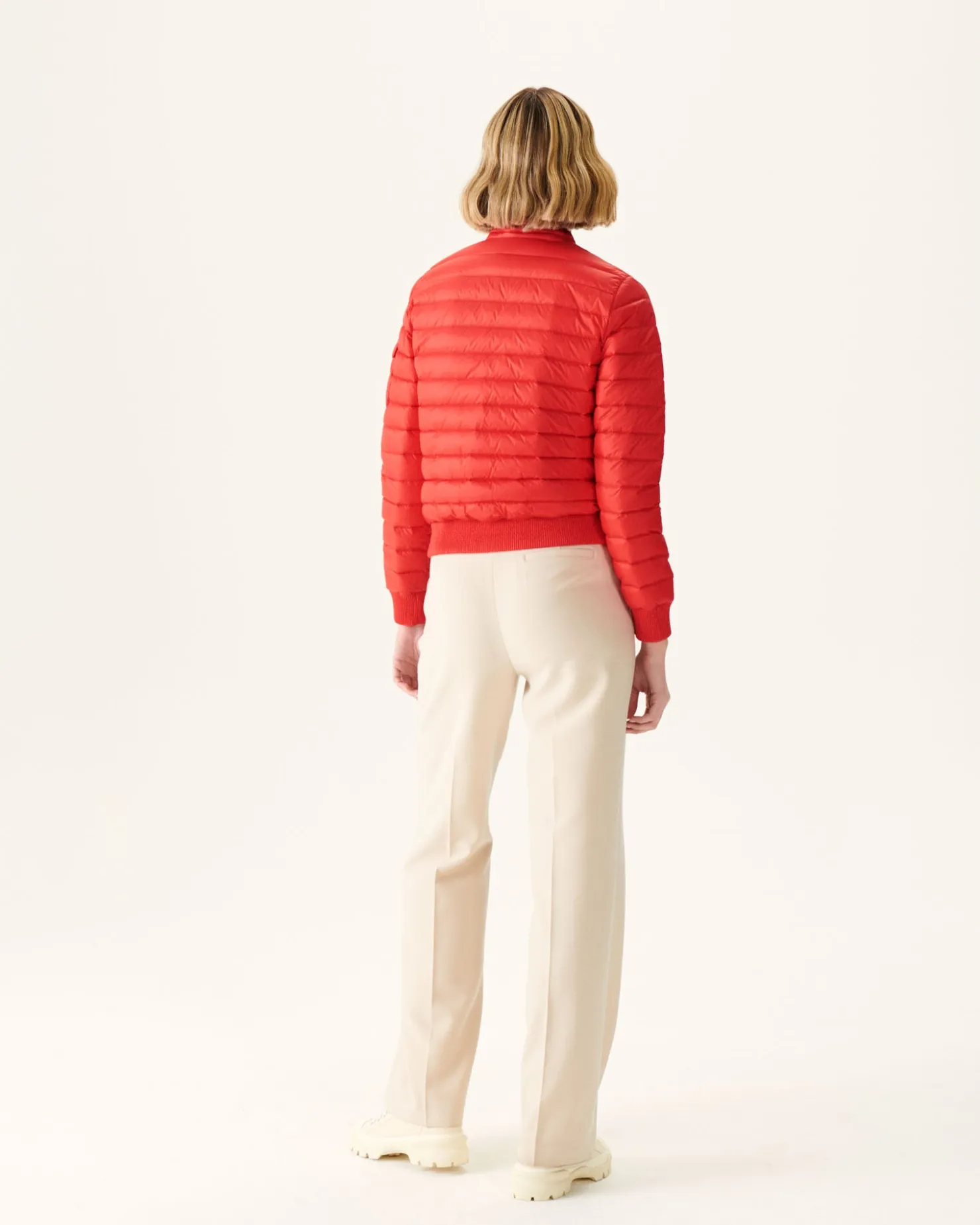 JOTT Emmy Bright Red Lightweight Down Jacket 318 Fire Red Clearance