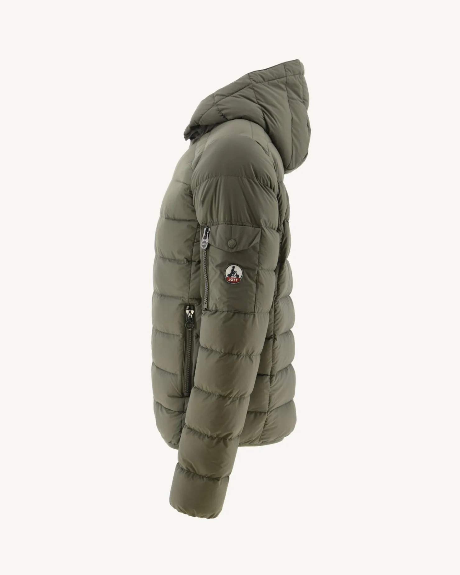 JOTT Extreme Cold Army Adrien Hooded Down Jacket 255 Army New