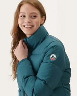 JOTT Extreme Cold Down Jacket Denim Blue Cadiz 140 Blue Jeans Discount