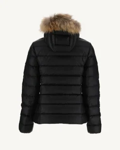 JOTT Extreme Cold Hooded Down Jacket Black Luxury 999 Black Hot