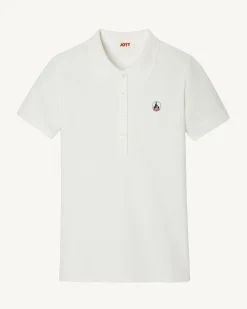 JOTT Franca White Polo Shirt 901 White Sale