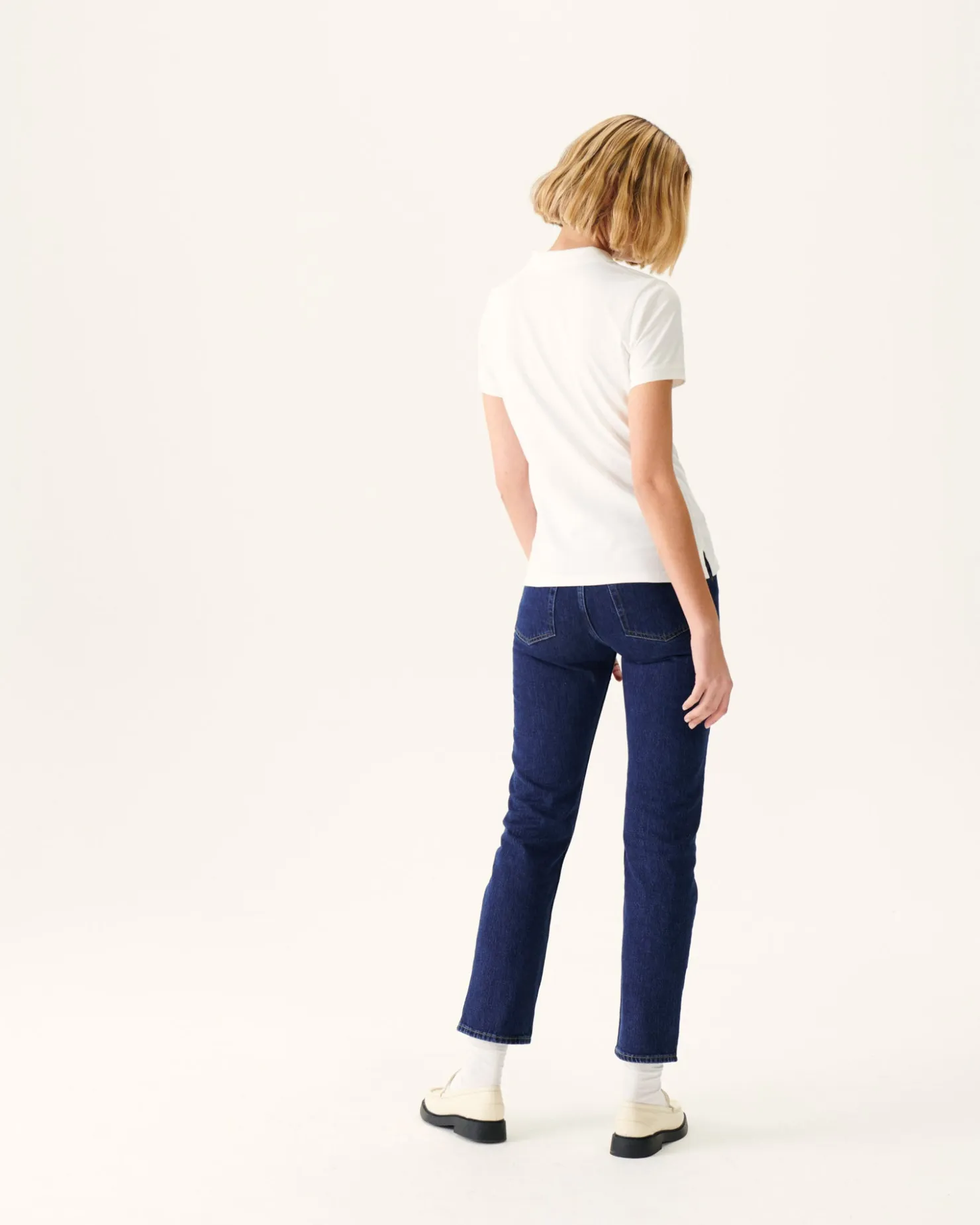 JOTT Franca White Polo Shirt 901 White Sale