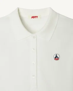 JOTT Franca White Polo Shirt 901 White Sale