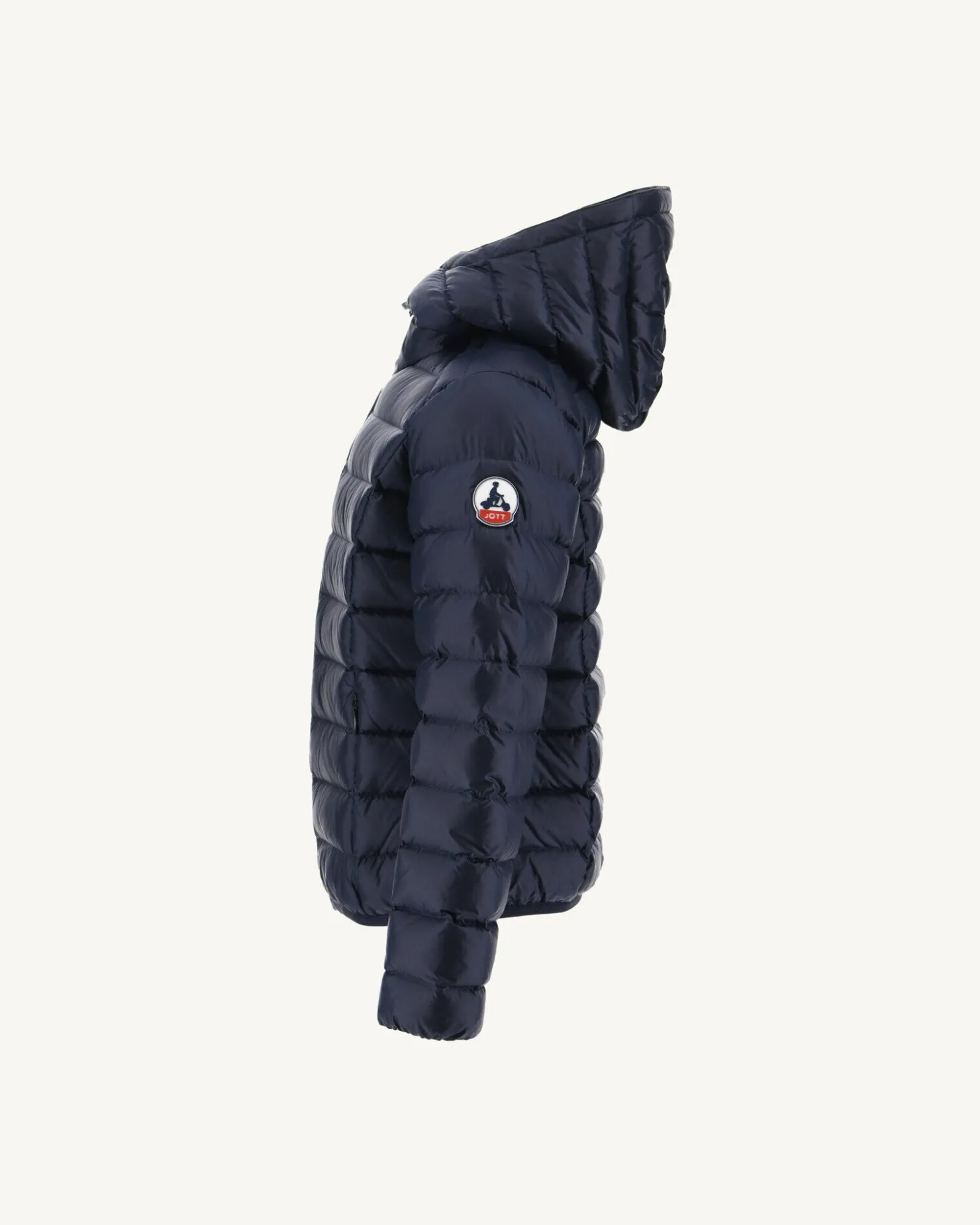 JOTT Grand Cold Children'S Hooded Down Jacket Navy Gold 104 Marine Clearance