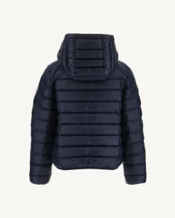 JOTT Grand Cold Children'S Hooded Down Jacket Navy Gold 104 Marine Clearance