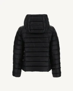 JOTT Grand Cold Children'S Hooded Down Jacket Black Opal 999 Black Clearance