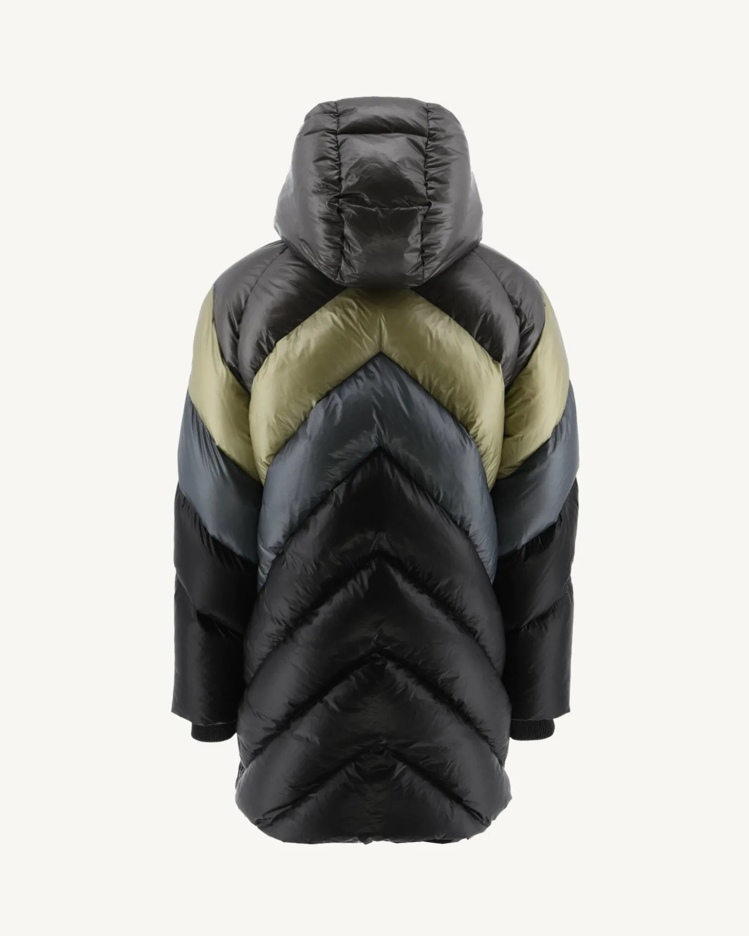 JOTT Grand Cold Combo Hooded Down Jacket Sage Blaze 8300 Sage Combo Flash Sale