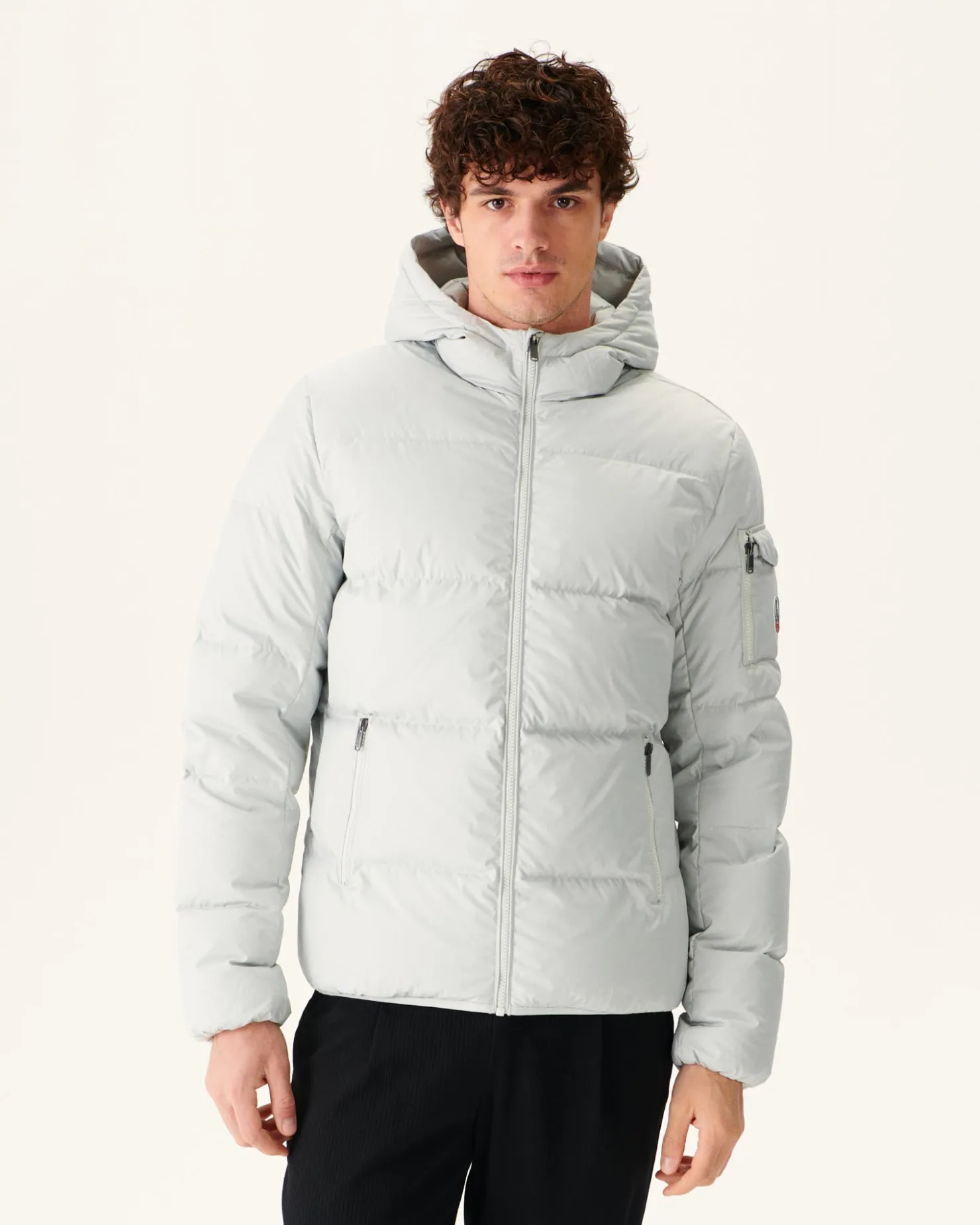 JOTT Great Cold Hooded Down Jacket Light Gray Toledo 532 Soft Gray Online