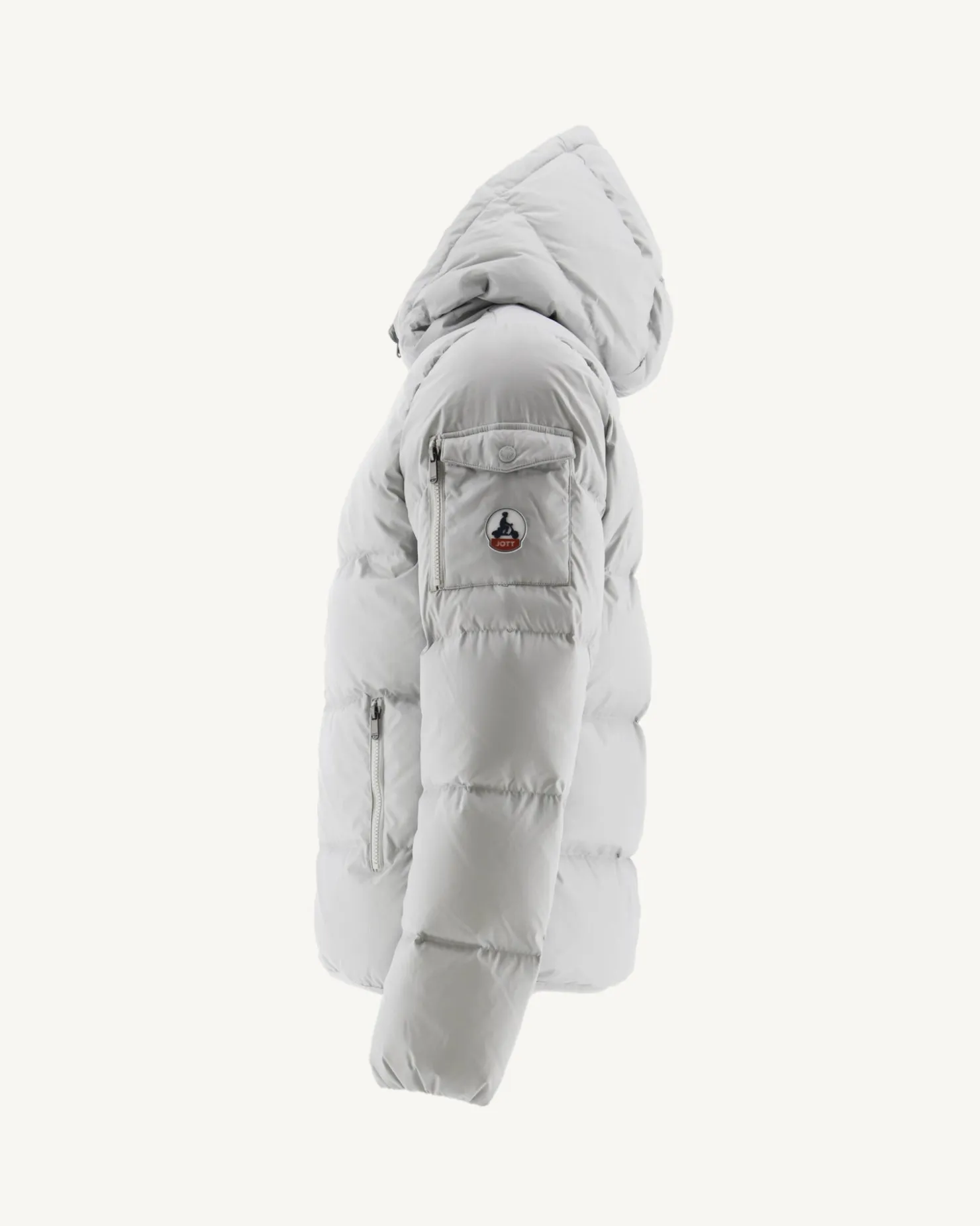 JOTT Great Cold Hooded Down Jacket Light Gray Toledo 532 Soft Gray Online
