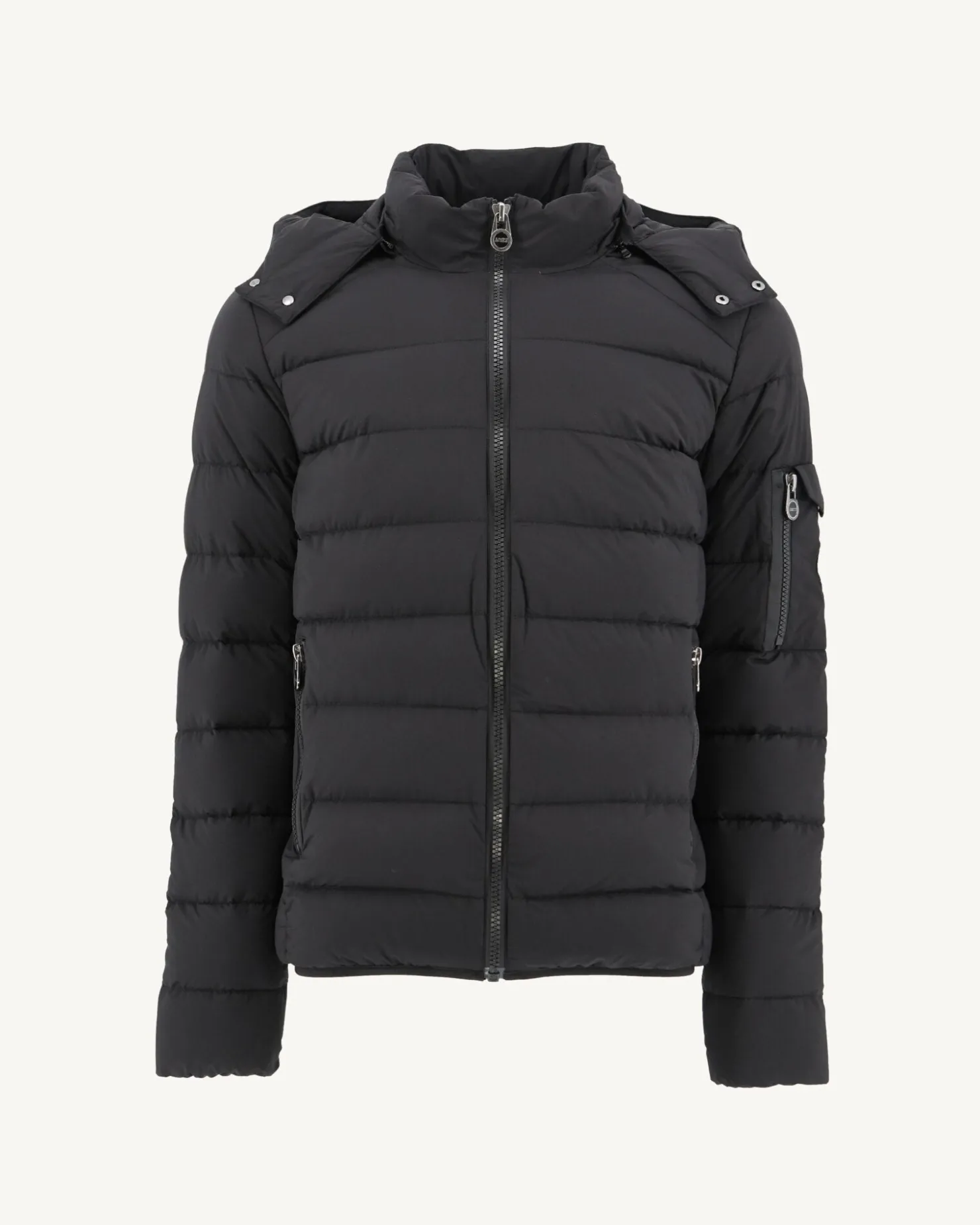 JOTT Great Cold Hooded Down Jacket Black Adrien 999 Black Clearance