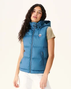 JOTT Great Cold Sleeveless Down Jacket Sevilla Blue Jeans 140 Blue Jeans Cheap