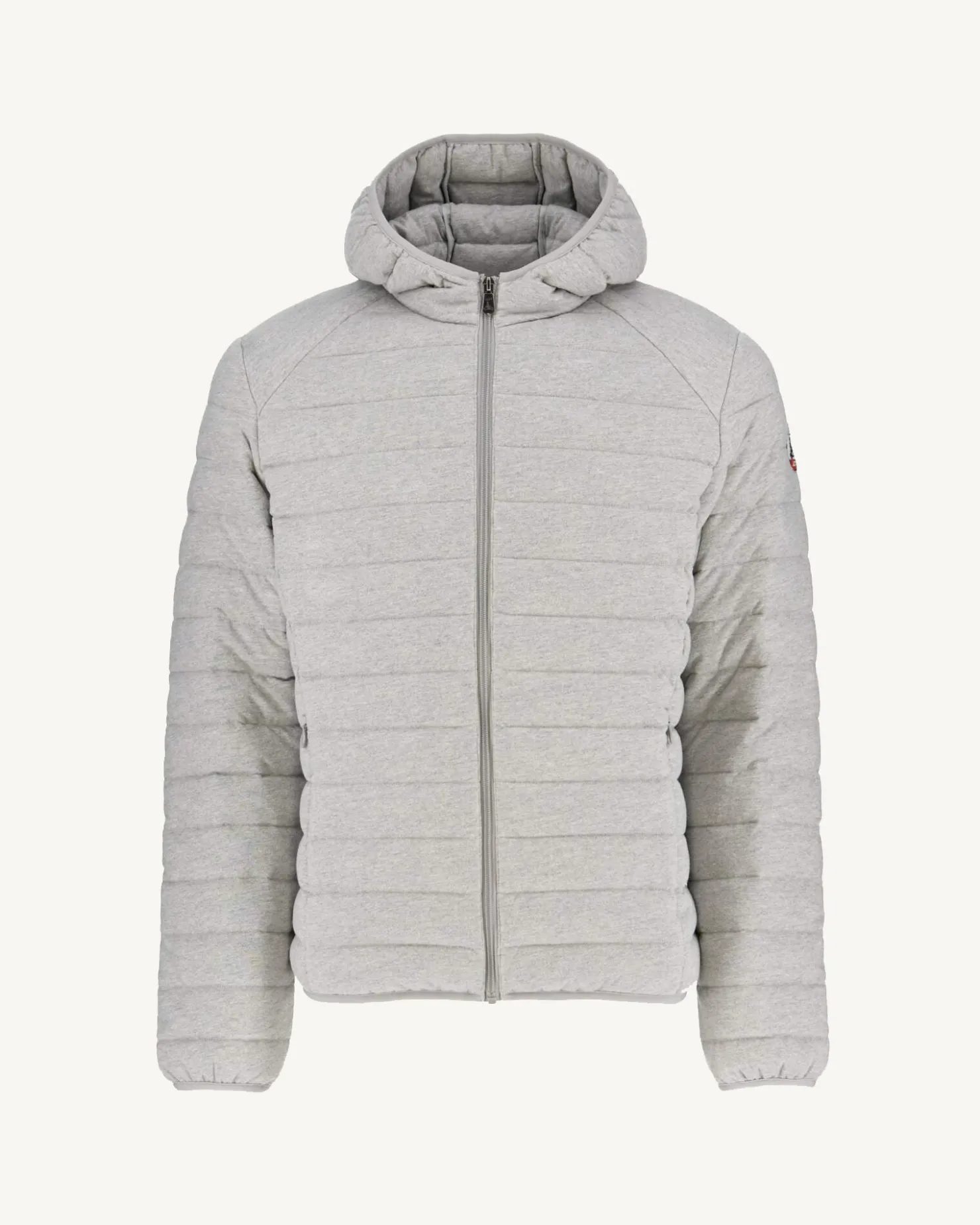 JOTT Hooded Jersey Down Jacket Heather Gray Nico 514 Heather Gray Discount