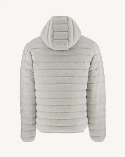 JOTT Hooded Jersey Down Jacket Heather Gray Nico 514 Heather Gray Discount