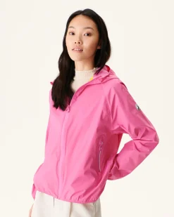 JOTT Intense Pink Singapore Packable Waterproof Jacket 457 Wild Pink New