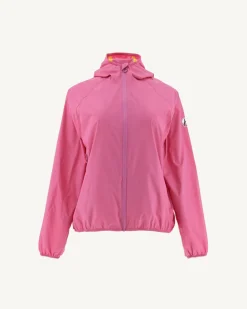 JOTT Intense Pink Singapore Packable Waterproof Jacket 457 Wild Pink New