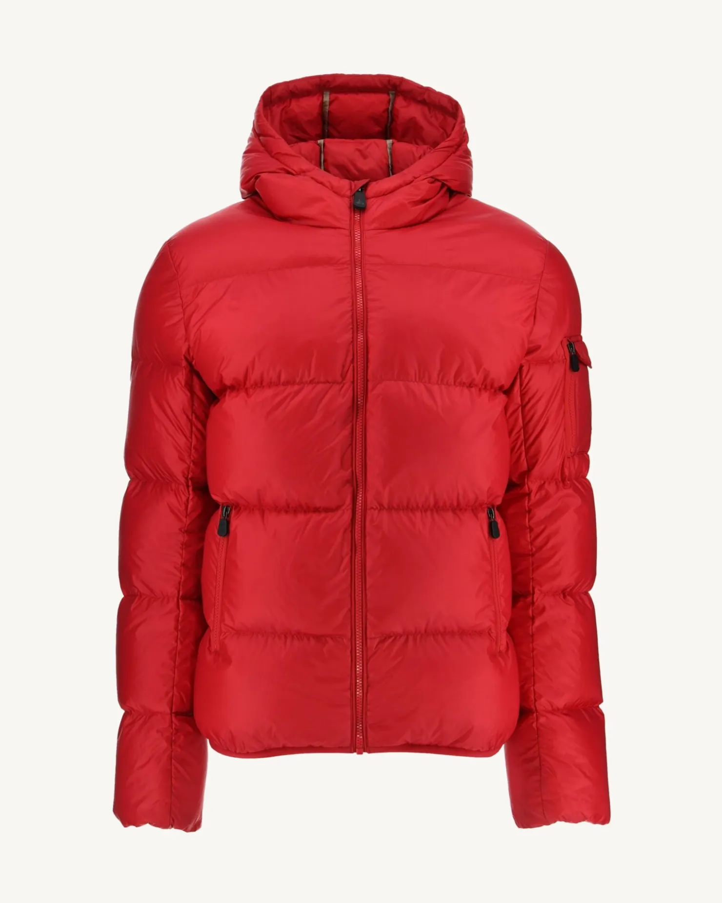 JOTT Java Red Great Cold Hooded Down Jacket 300 Red Fashion