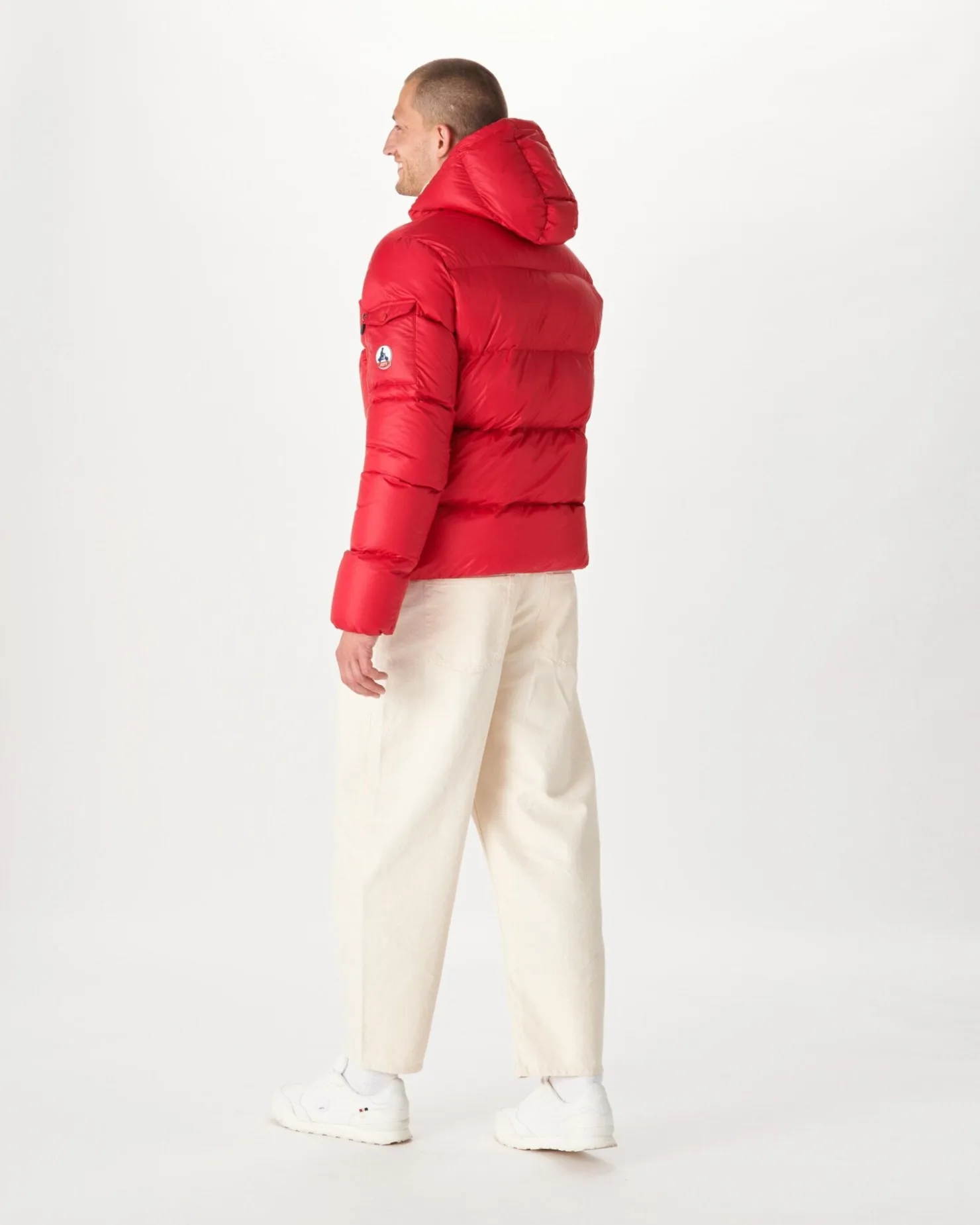 JOTT Java Red Great Cold Hooded Down Jacket 300 Red Fashion