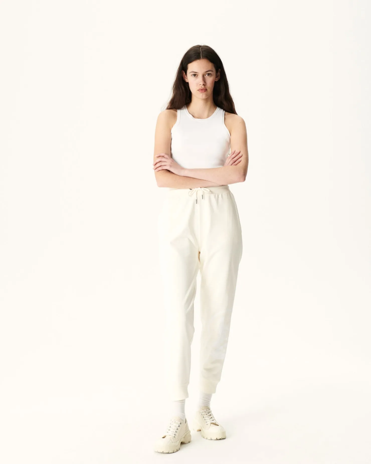 JOTT Jogpants In Organic Cotton Ecru Soledad 895 Off-White Best