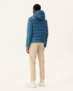 JOTT Jorge Jeans Blue Hooded Puffer Jacket 140 Blue Jeans Cheap