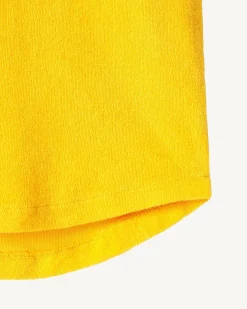 JOTT Kid'S Citron Hooded Cotton Terry Dress Mini 631 Lemon Outlet