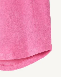 JOTT Kids Hot Pink Hooded Cotton Terry Dress Mini 457 Wild Pink Clearance