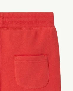 JOTT Kids Pereira Bright Red Organic Cotton Shorts 318 Fire Red Shop