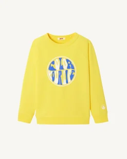 JOTT Lemon Catalan Child Organic Cotton Sweatshirt 631 Lemon Best Sale