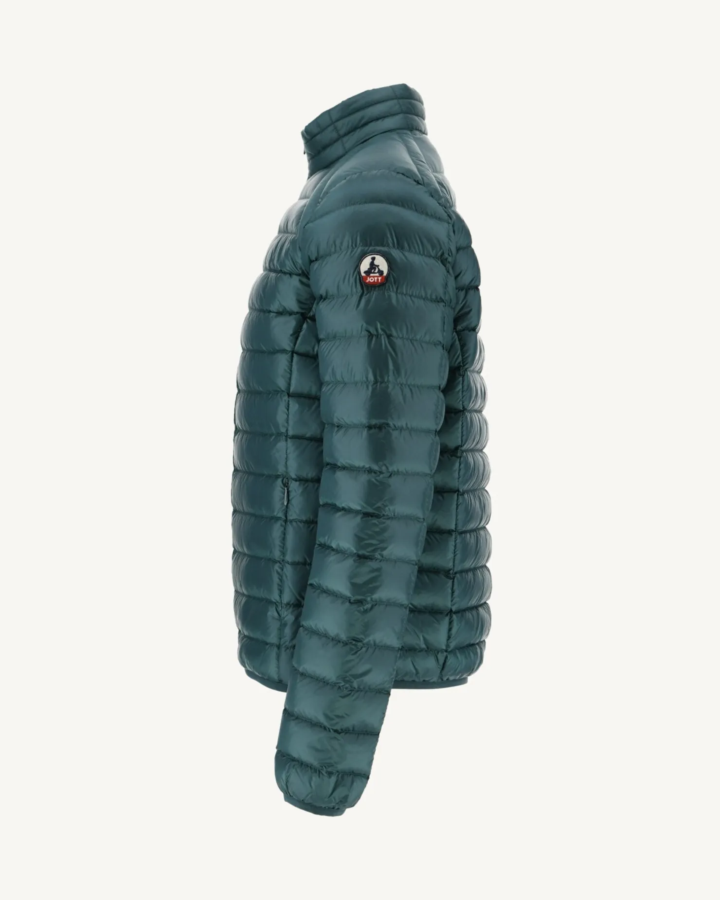 JOTT Light Down Jacket Dark Green Mat 203 Dark Green New