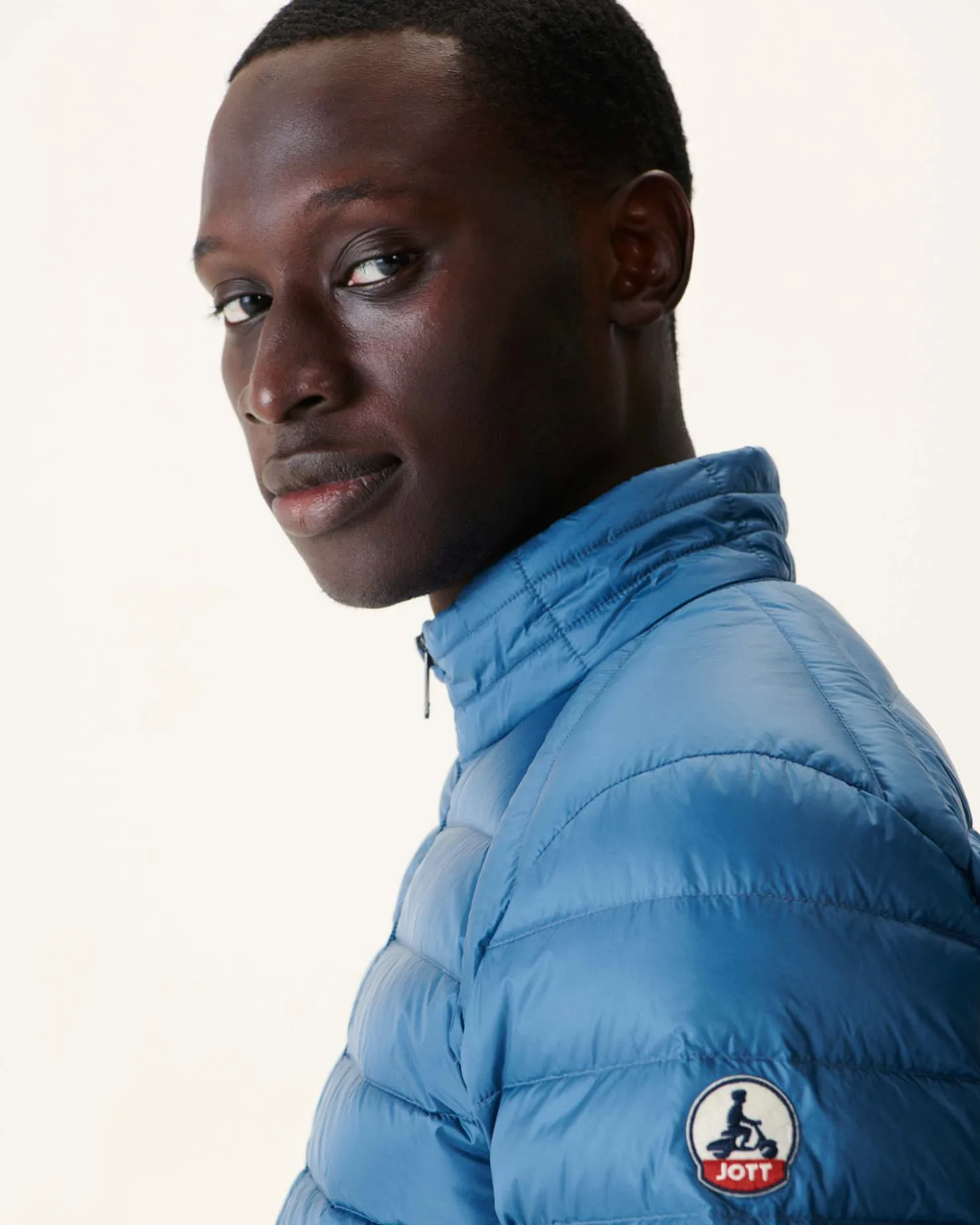JOTT Light Down Jacket Denim Blue Mat 140 Blue Jeans Online