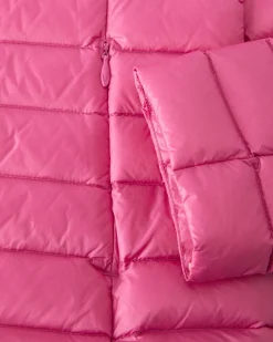 JOTT Light Hooded Down Jacket Intense Pink Cloe 457 Wild Pink Hot