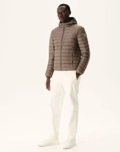 JOTT Light Hooded Down Jacket Taupe Nico 808 Mole Cheap