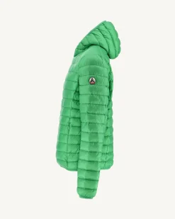 JOTT Light Hooded Puffer Jacket Green Nico 241 Green Hot