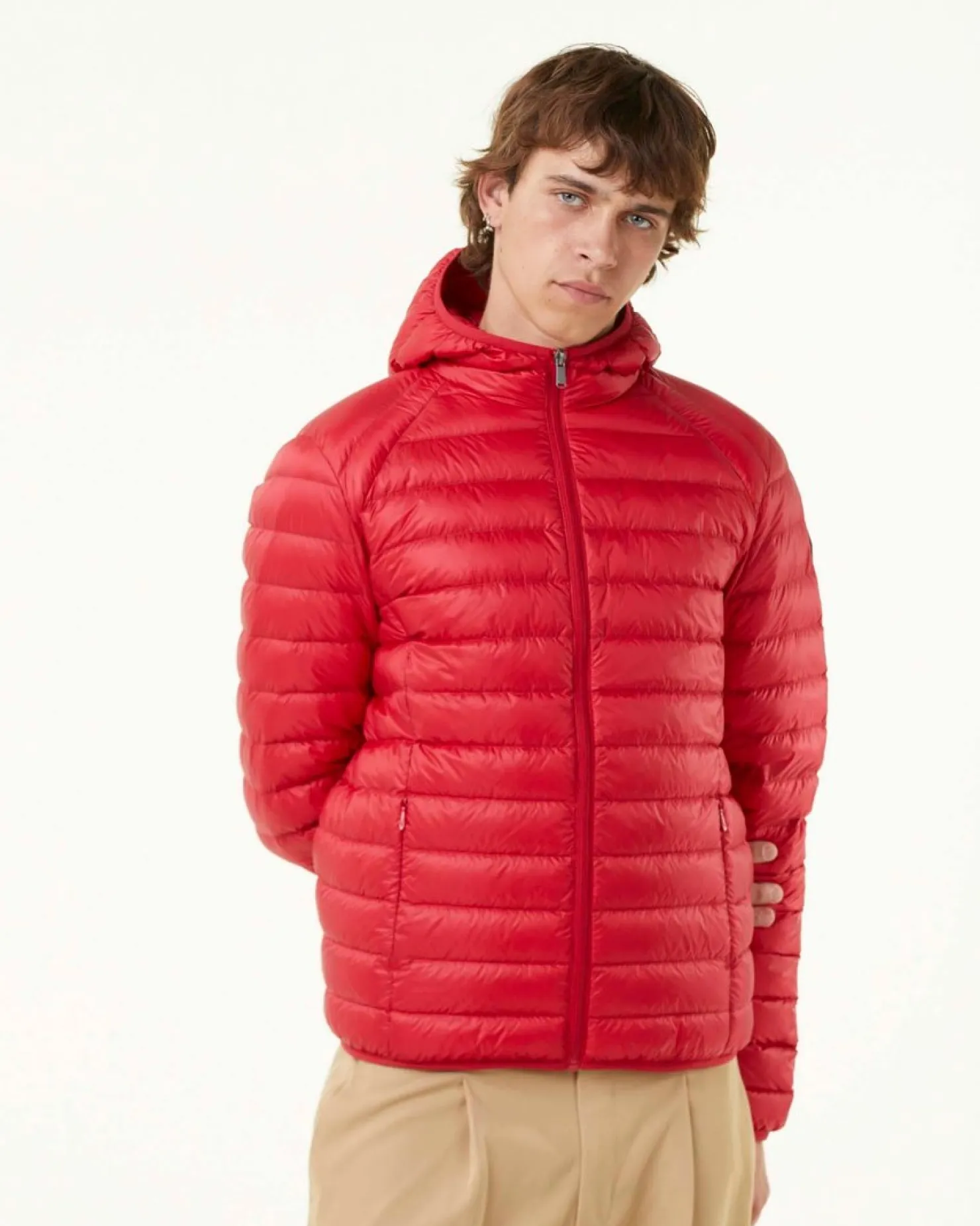JOTT Light Hooded Puffer Jacket Red Nico 300 Red Store