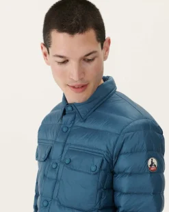 JOTT Light Padded Jacket With Shirt Collar Blue Jeans Cris 140 Blue Jeans Best