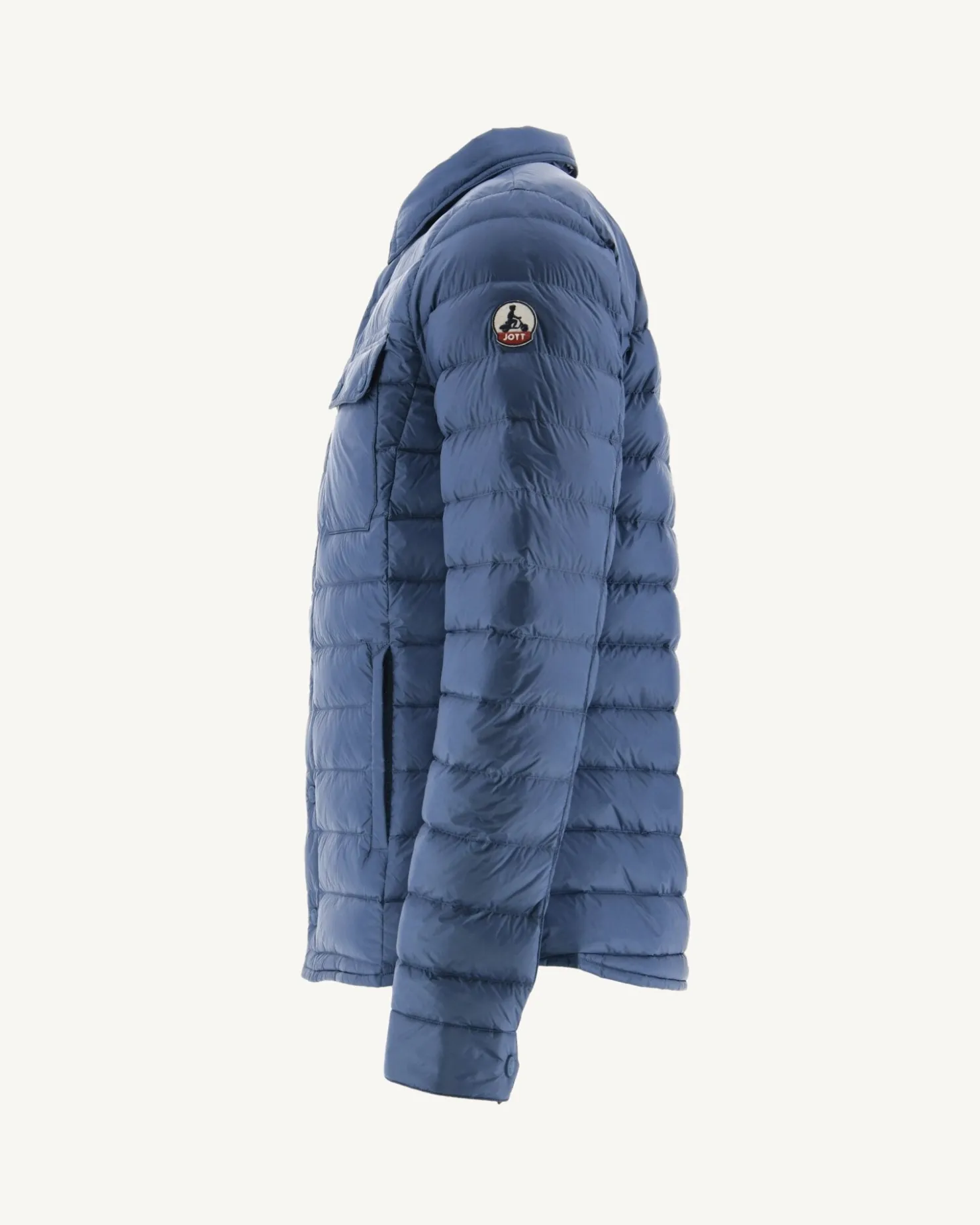 JOTT Light Padded Jacket With Shirt Collar Blue Jeans Cris 140 Blue Jeans Best