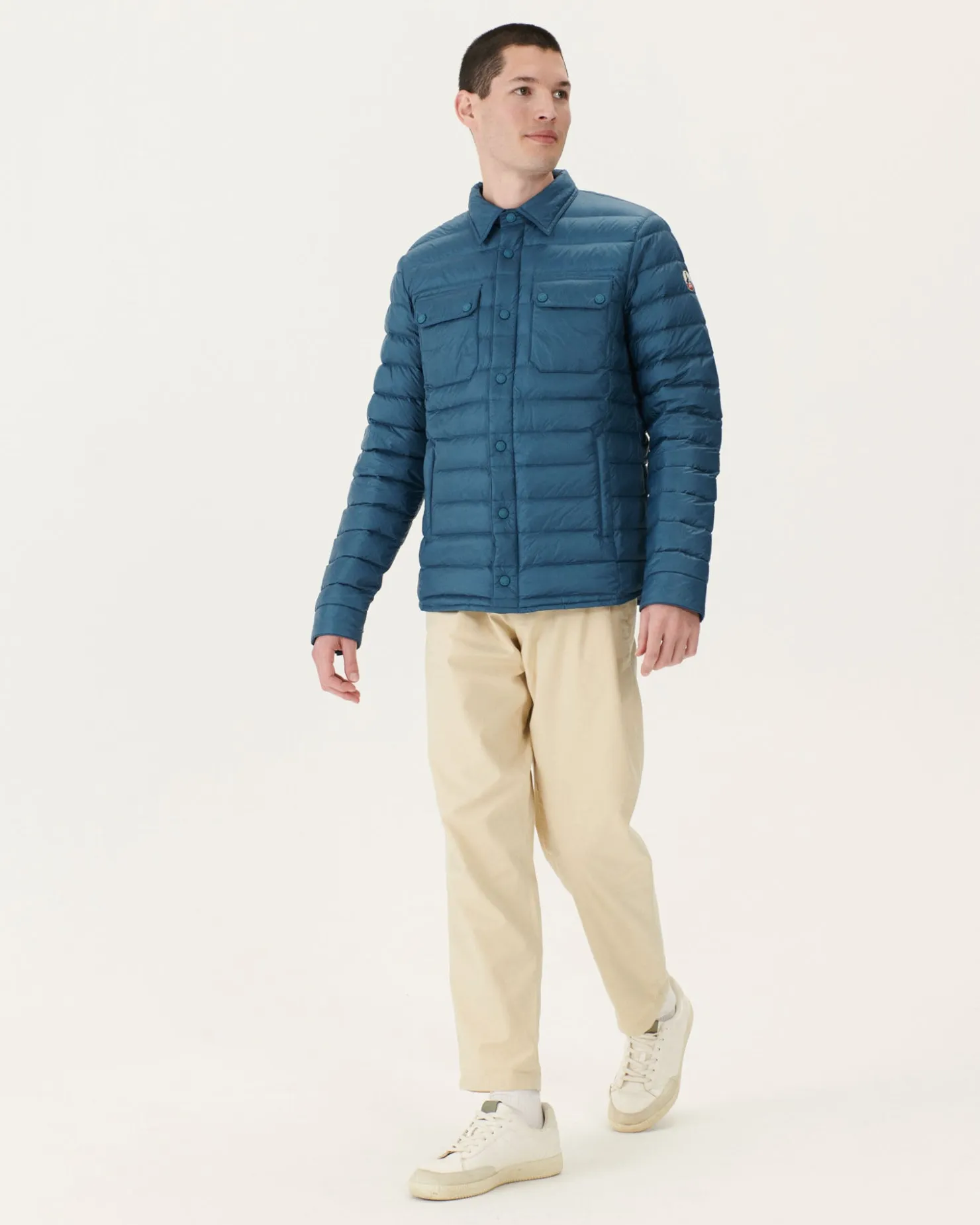 JOTT Light Padded Jacket With Shirt Collar Blue Jeans Cris 140 Blue Jeans Best
