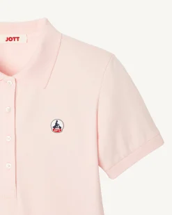 JOTT Light Pink Franca Polo Shirt 463 Soft Pink Best