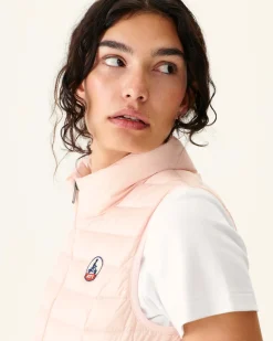 JOTT Light Pink Sleeveless Down Jacket Seda 463 Soft Pink Cheap