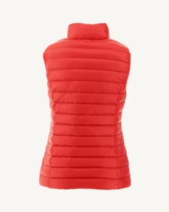 JOTT Light Sleeveless Down Jacket Bright Red Seda 318 Fire Red Best