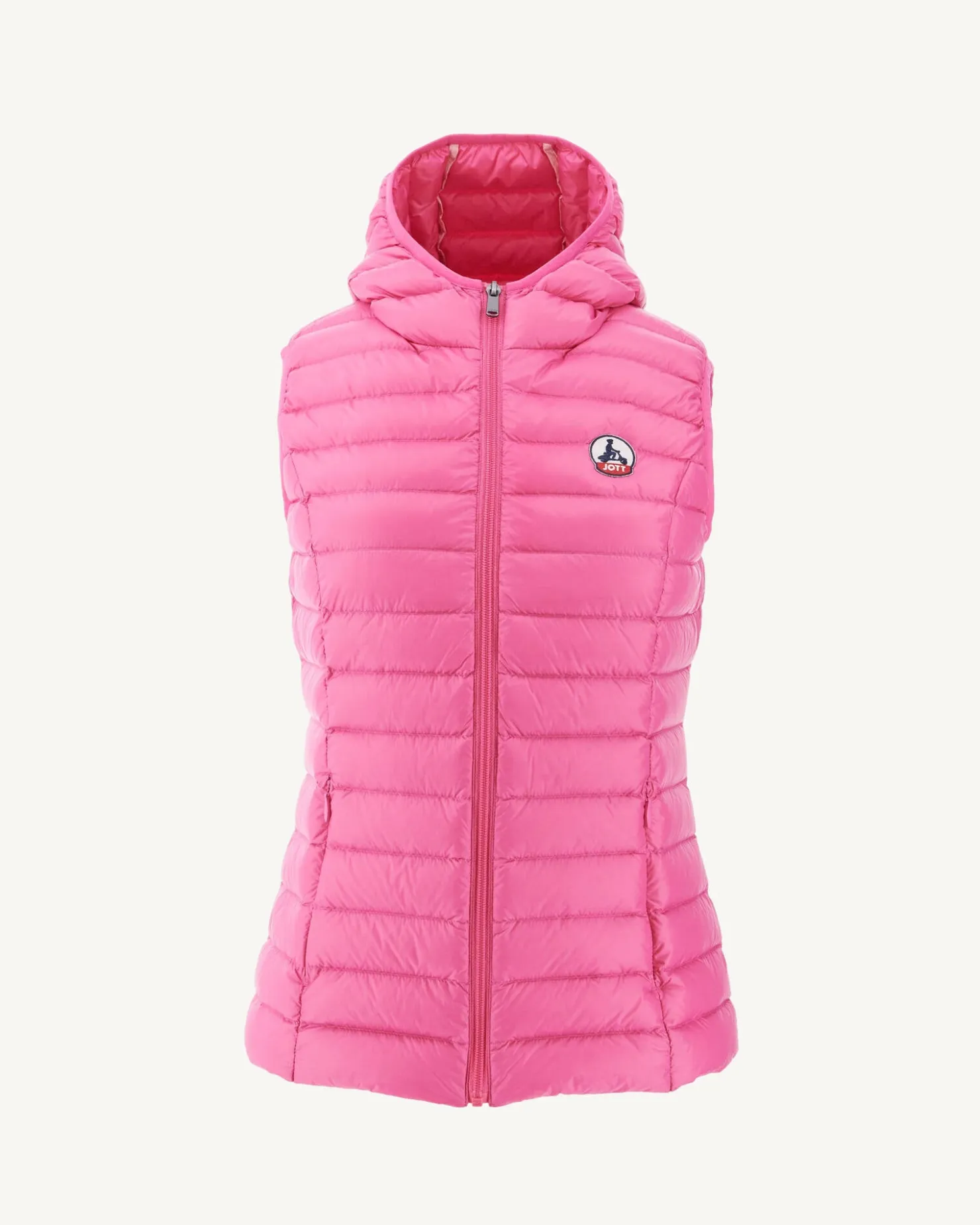 JOTT Light Sleeveless Down Jacket Intense Pink Mali 457 Wild Pink Best